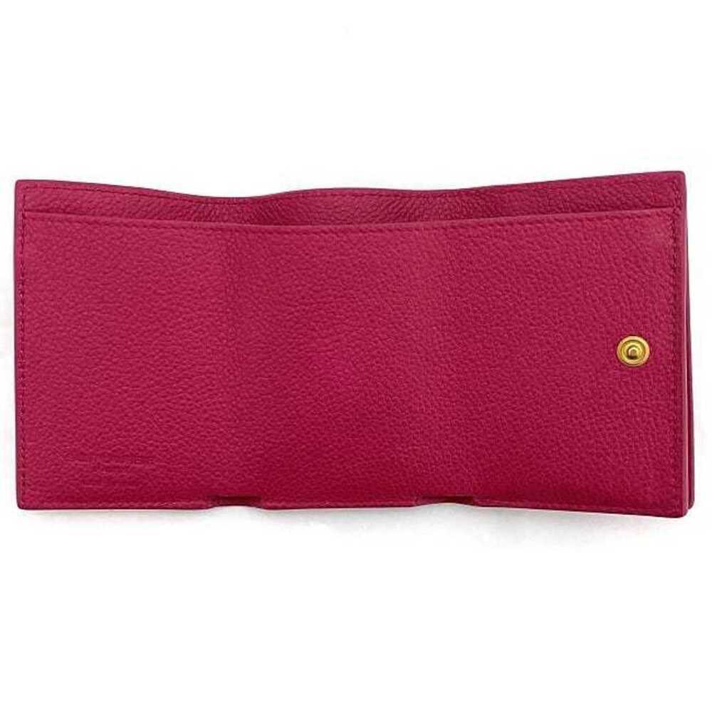 Saint Laurent Trifold Wallet Pink 459784 B680J 5619 Grain Leather SAINT LAURE... - Picture 5 of 10